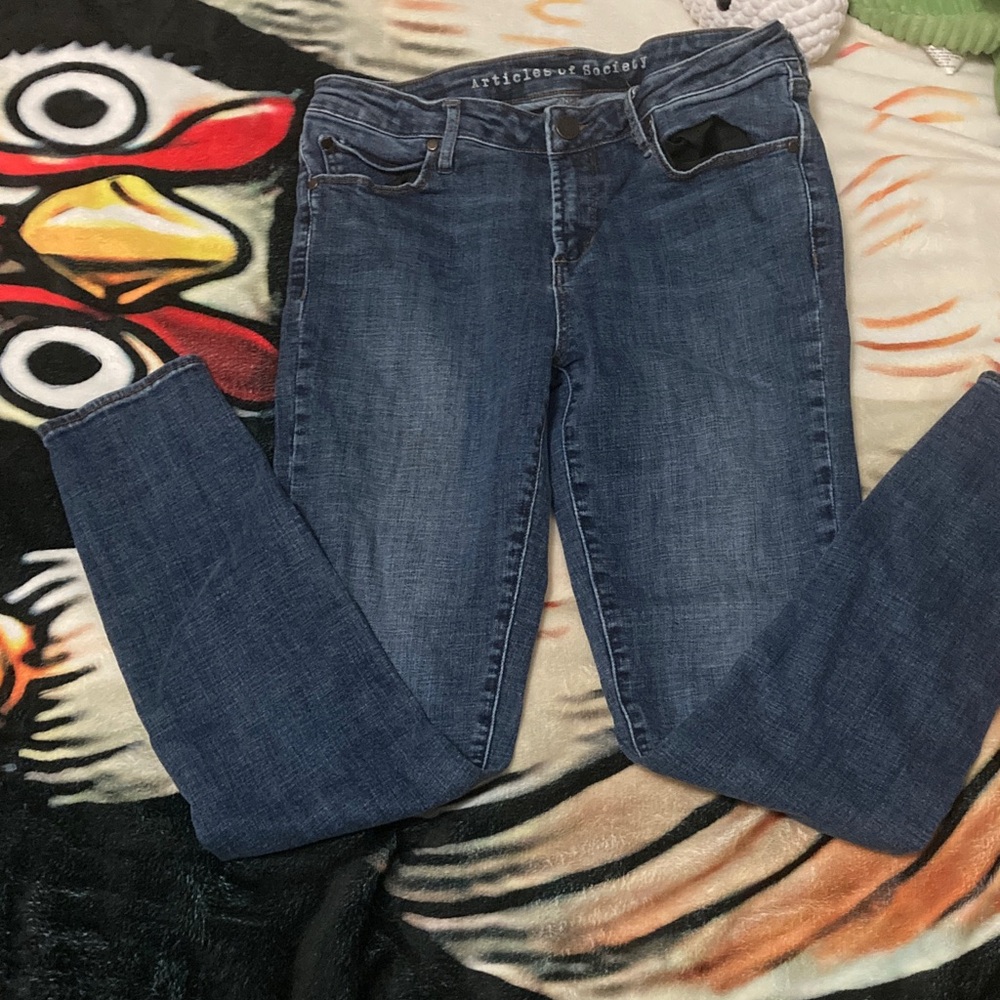 Articles Of Society medium Blue Skinny Jeans